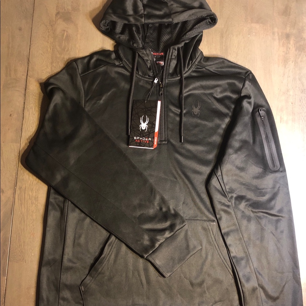 NWT Men’s Large Spyder Jacket in Black